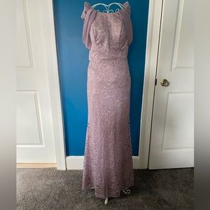 ShEIN Lavender Lace Gown